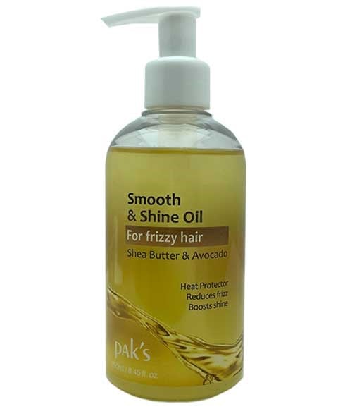 SMOOTH AND SHINE OIL FOR FRIZZY HAIR 250 ml Treatments Asetena Pa