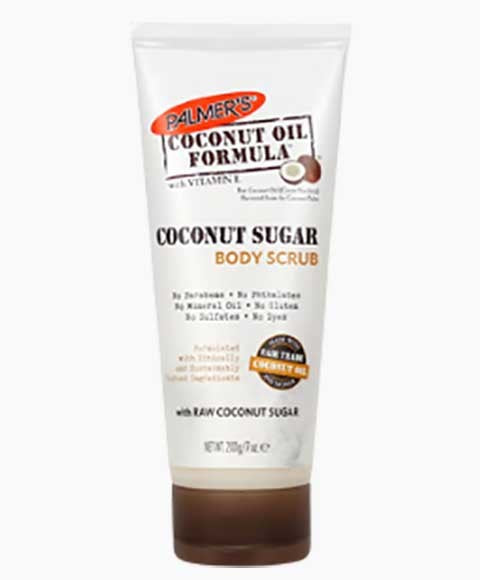 COCONUT OIL FORMULA COCONUT SUGAR BODY SCRUB 200 g Skin Wash Asetena Pa