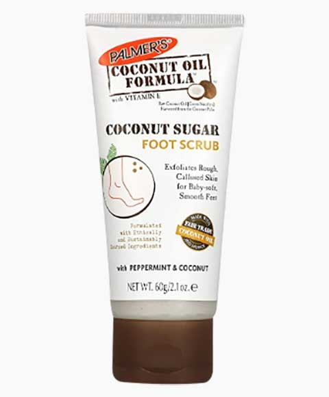 COCONUT OIL FORMULA COCONUT SUGAR FOOT SCRUB 60 g Pedicure and Manicure Asetena Pa