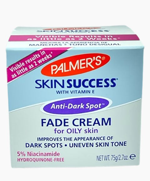 SKIN SUCCESS ANTI DARK SPOT FADE CREAM 75 g Color Oily Skin Skin Moisturizing Asetena Pa