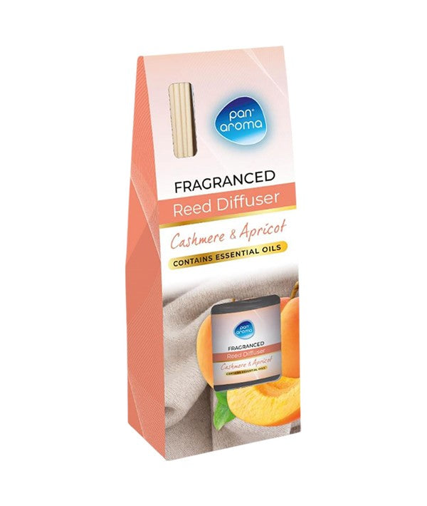 REED DIFFUSER CASHMERE AND APRICOT 30 ML Air Freshener Asetena Pa