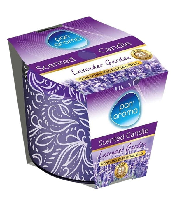 SCENTED CANDLE LAVENDER GARDEN Candles Asetena Pa
