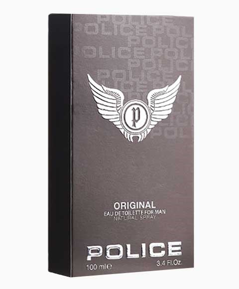 POLICE ORIGINAL EAU DE TOILETTE FOR MAN 100 ml Perfumes for Him Asetena Pa