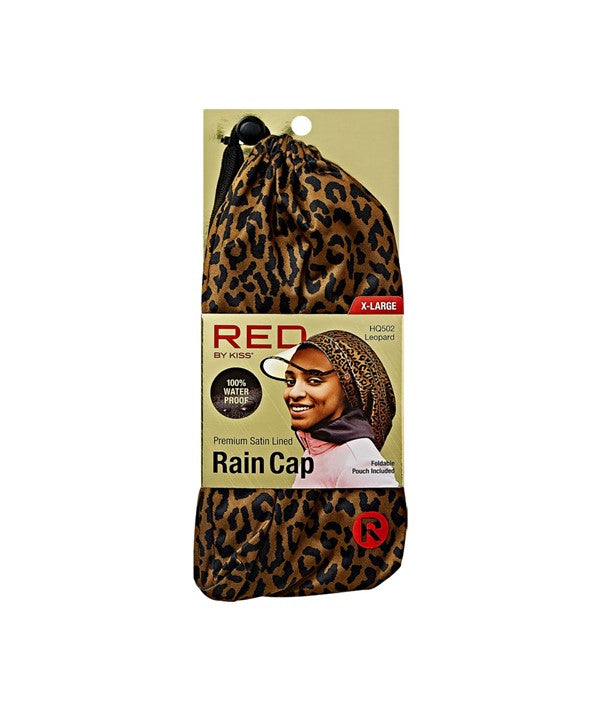 PREMIUM SATIN LINED BRAID RAIN CAP HQ502 LEOPARD X Large Durags and Caps Asetena Pa