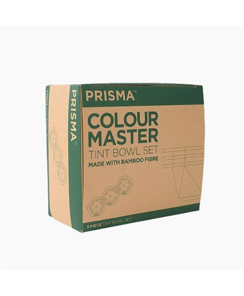 PRISMA COLOUR MASTER TINT BOWL SET 3 pcs Color Pink Green Grey Salon Accessories Asetena Pa