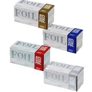 FOILS PREMIUM SUPERWIDE ROLLS 120mm x 500m Color 1 Silver Roll Hair Color Asetena Pa