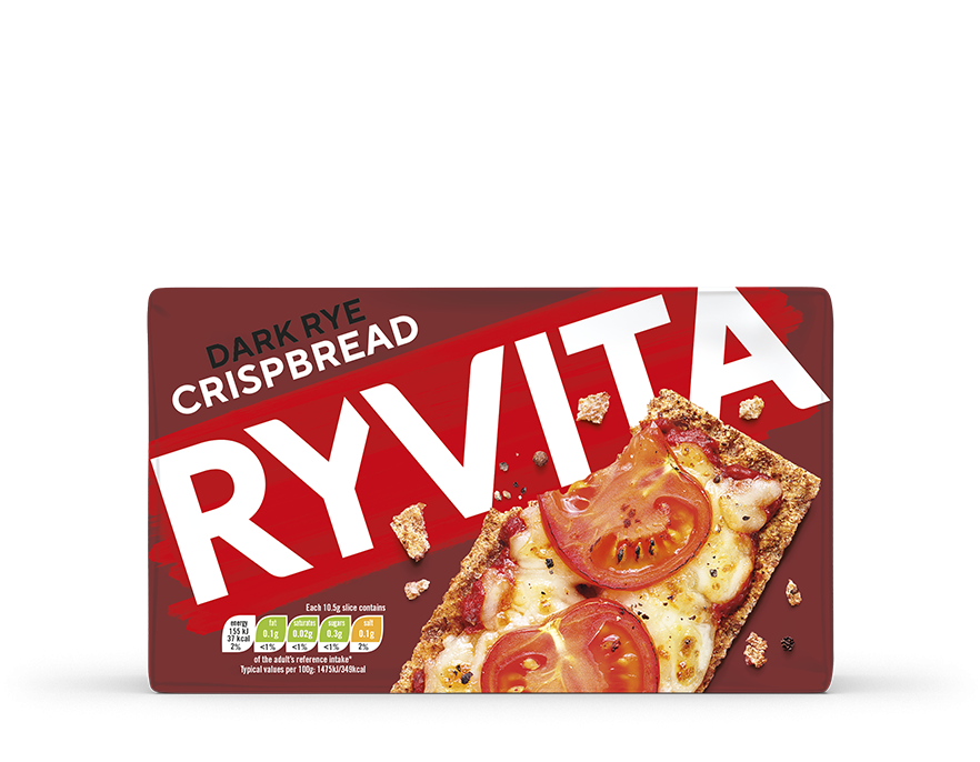 Ryvita Crispbread Dark Rye 12x200g