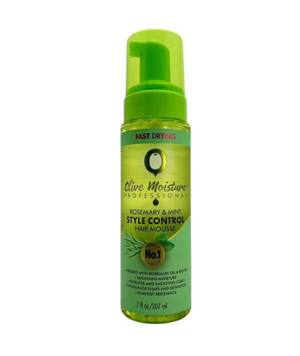 PROFESSIONAL ROSEMARY AND MINT STYLE CONTROL HAIR MOUSSE 207 ml Hair Styling Asetena Pa