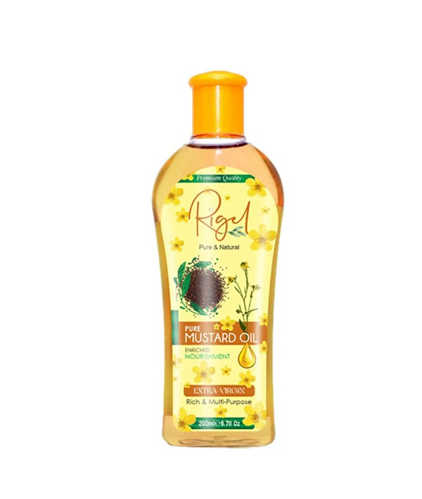 PURE AND NATURAL MUSTARD OIL 200 ml Sprays, Serums and Oils Asetena Pa