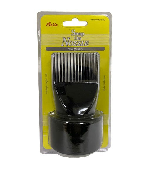 BELLE SNAP ON NOZZLE DRYER COMB 27WN2 Color Black Salon Accessories Asetena Pa