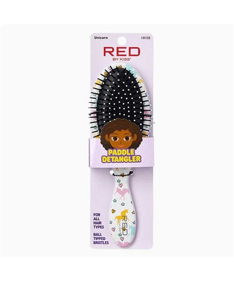 RED BY KISS PADDLE DETANGLER UNICORN HH38 Hair Brushes and Combs Asetena Pa