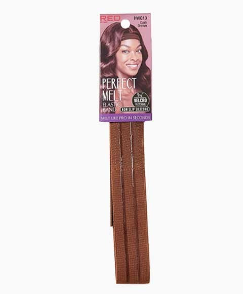 RED BY KISS PERFECT MELT ELASTIC BAND HWG13 Color Dark Brown Kids Hair Accessories Asetena Pa
