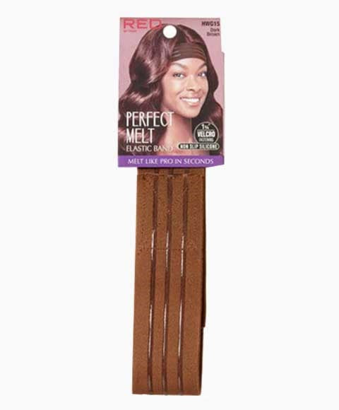 RED BY KISS PERFECT MELT ELASTIC BAND HWG15 Color Dark Brown Kids Hair Accessories Asetena Pa