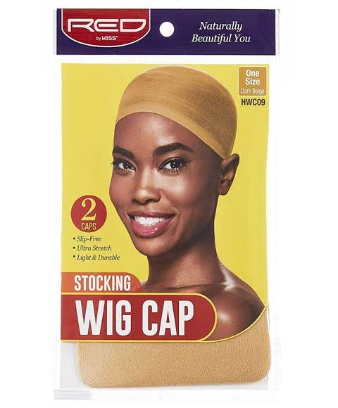 STOCKING WIG CAP DARK BEIGE HWC09 2 pcs Extensions Accessories Asetena Pa