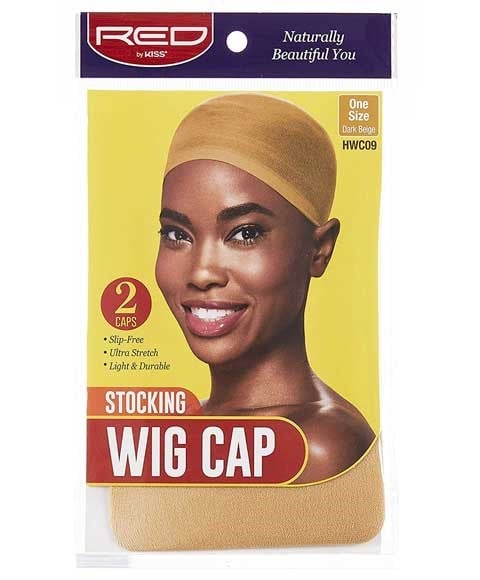 STOCKING WIG CAP DARK BEIGE HWC09 2 pcs Extensions Accessories Asetena Pa
