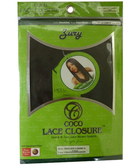 ZURY SYN COCO LACE CLOSURE 14 Color F1B/30 Closure Asetena Pa