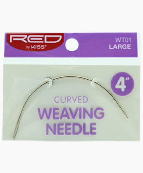 RED BY KISS CURVED WEAVING NEEDLE WT01 4" Large Extensions Accessories Asetena Pa