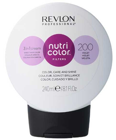 NUTRI COLOR 3 IN 1 CREAM 200 VIOLET 240 ml Hair Color Asetena Pa