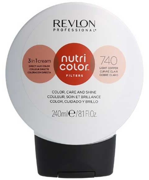 NUTRI COLOR 3 IN 1 CREAM 740 LIGHT COPPER 240 ml Hair Color Asetena Pa