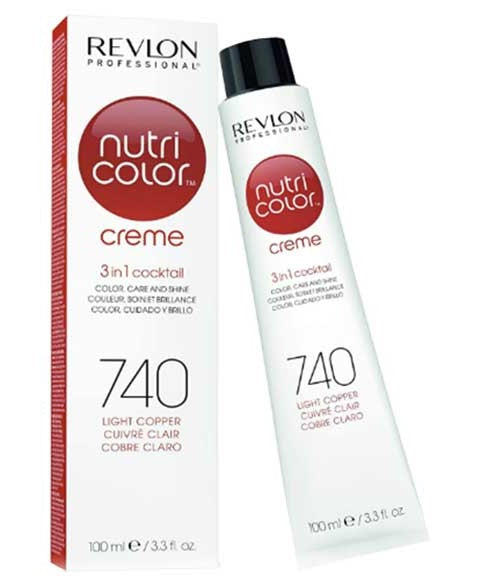 NUTRI COLOR 3 IN 1 COCKTAIL COLOR CREME 100 ml Color 400 Tangerine Hair Color Asetena Pa