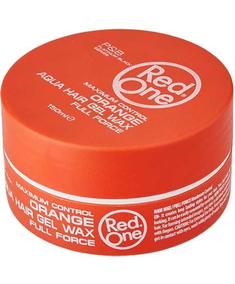 RED ONE ORANGE AQUA HAIR GEL WAX 150 ml Hair Styling Asetena Pa