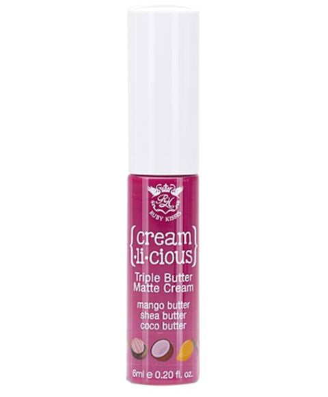 CREAM LI CIOUS TRIPLE BUTTER MATTE LIP CREAM RSMC04 BERRY IN LOVE 6 ml Lips Asetena Pa