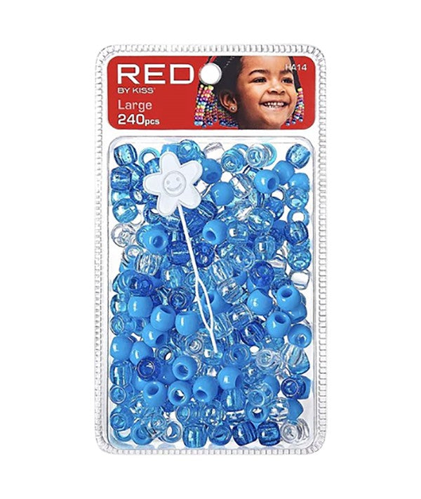 RED BY KISS LARGE HAIR BEADS HA14 Large (240 Pcs) Color Blue Hair Accessories Asetena Pa