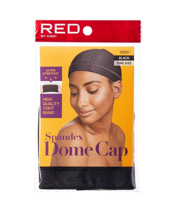 SPANDEX DOME CAP BLACK HSD01 One Size Durags and Caps Asetena Pa