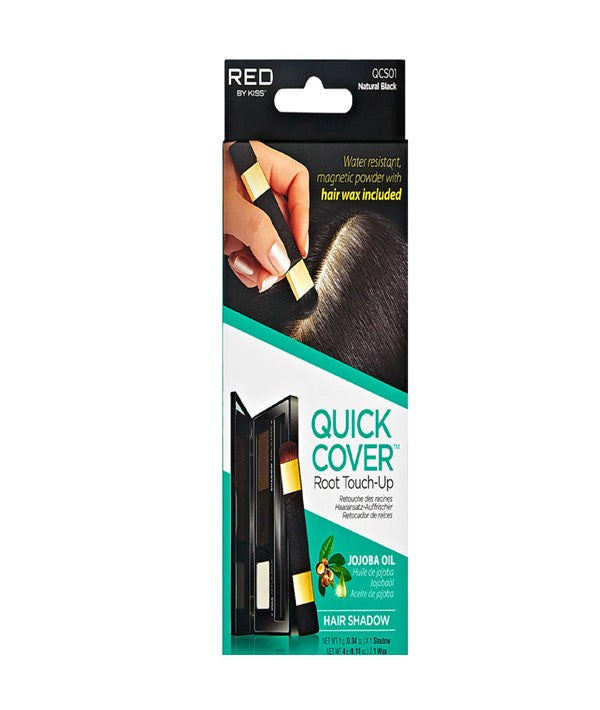 KISS QUICK COVER ROOT TOUCH UP Color QCS01 Natural Black Hair Color Asetena Pa