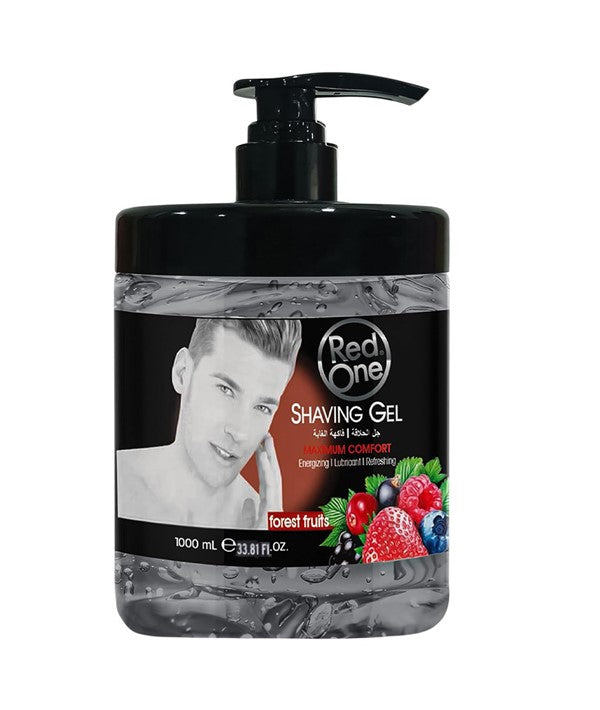 RED ONE MAXIMUM COMFORT SHAVING GEL 1000 ml Hair Styling Asetena Pa