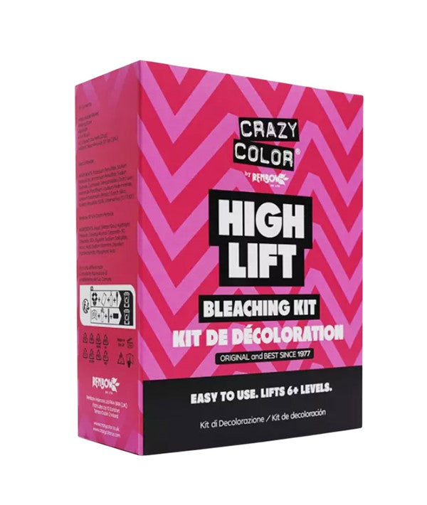 RENBOW CRAZY COLOR HIGH LIFT BLEACHING KIT 1 Application Kit Hair Color Asetena Pa