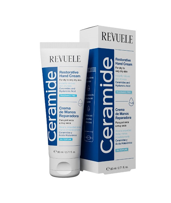 REVUELE CERAMIDE RESTORATIVE HAND CREAM 80 ml Skin Moisturizing Asetena Pa