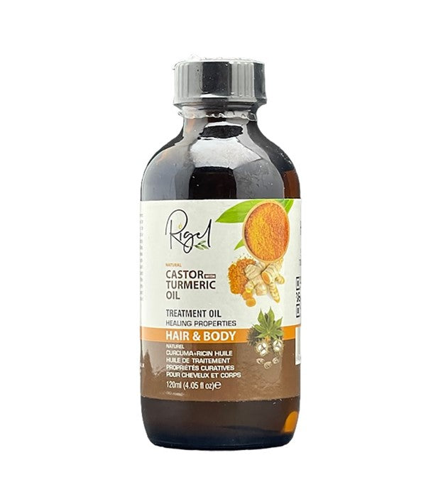 NATURAL CASTOR TURMERIC TREATMENT OIL 120 ml Sprays, Serums and Oils Asetena Pa