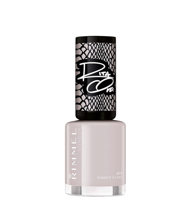 RIMMEL 60 SECONDS NAIL POLISH RITA ORA 804 NAKED CLASS 8 ml Nails Asetena Pa