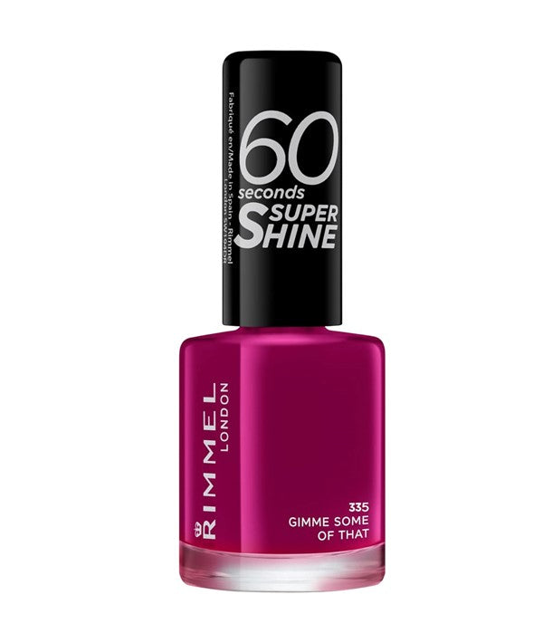 RIMMEL 60 SECONDS SUPER SHINE NAIL POLISH 335 GIMME SOME OF THAT 8 ml Nails Asetena Pa