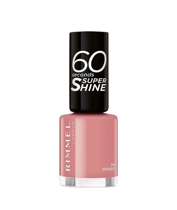 RIMMEL 60 SECONDS SUPER SHINE NAIL POLISH 711 XPOSED 8 ml Nails Asetena Pa