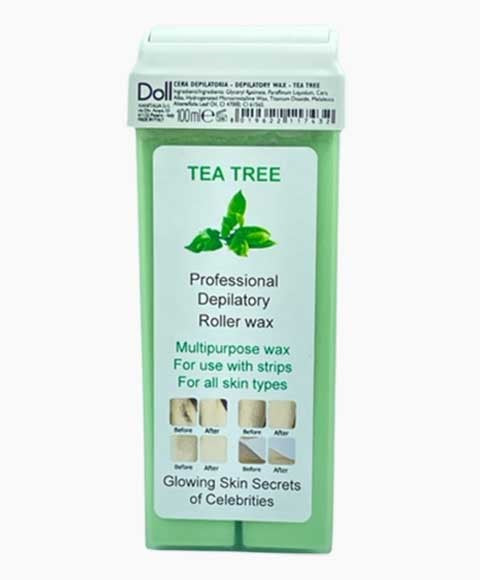 STAR BEAUTY TEA TREE PROFESSIONAL DEPILATORY ROLLER WAX 100 ml Hair Removing Asetena Pa