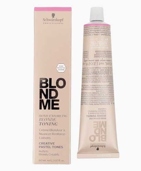 BLONDME BOND ENFORCING BLONDE TONING CREATIVE PASTAL TONES 60 ml Color T-Steel Blue Hair Color Asetena Pa