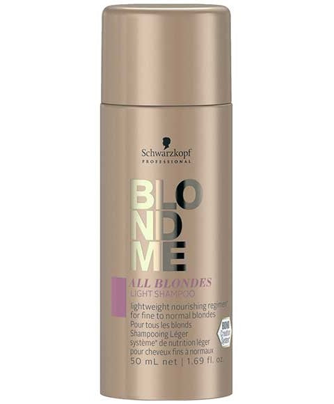 BLONDME ALL BLONDES LIGHT SHAMPOO TRAVEL PACK 50 ml Shampoo Asetena Pa