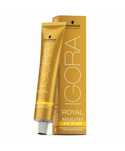 IGORA ROYAL ABSOLUTES AGE BLEND PERMANENT COLOR CREME 60 ml Color 7-710 Hair Color Asetena Pa