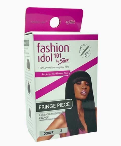 FASHION IDOL CLIPS ON IN SECOND FRINGE PIECE Color 2 Tape In and Clip On Hair Extensions Asetena Pa