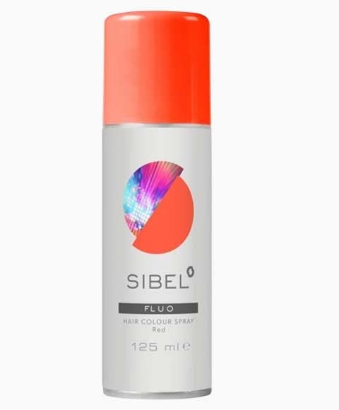 SIBEL FLUO RED HAIR COLOUR SPRAY 125 ml Hair Color Asetena Pa