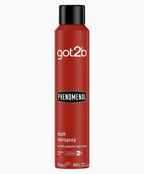 GOT2B PHENOMENAL MATT HAIRSPRAY HOLD 5 200 ml Men Hair Styling Asetena Pa