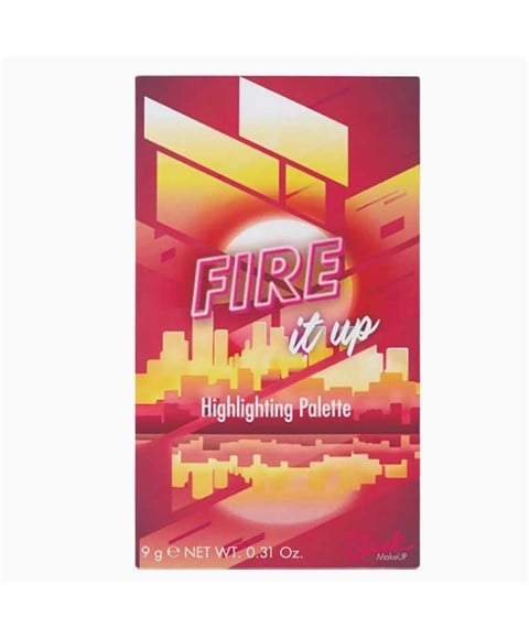 HIGHLIGHTING PALETTE FIRE IT UP 9 g Blush And Highligter Asetena Pa