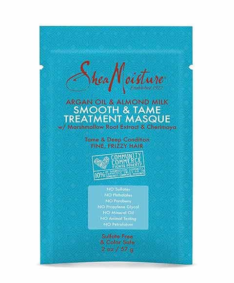 ARGAN OIL AND ALMOND MILK SMOOTH AND TAME TREATMENT MASQUE SACHET 57g Treatments Asetena Pa