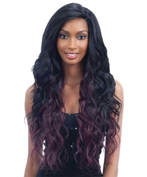 FREETRESS PREMIUM V SHAPED DELUX SYN V002 LACE FRONT WIG Color SOP20503 Lace Wigs Asetena Pa