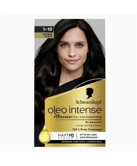 OLEO INTENSE PERMANENT OIL COLOURATION 1 10 INTENSE BLACK Hair Color Asetena Pa
