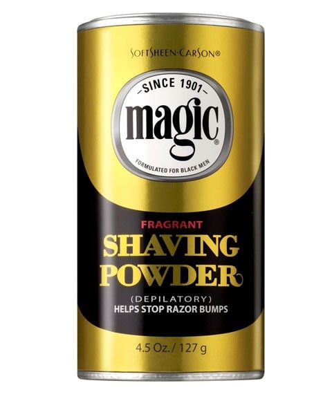 MAGIC SHAVING POWDER GOLD 127 g (Pack of 3) Color Fragrant Shaving Asetena Pa