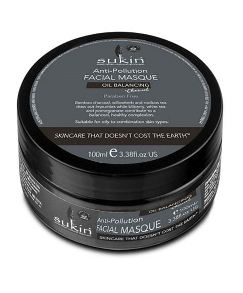 AUSTRALIAN NATURAL SKINCARE ANTI POLLUTION FACIAL MASQUE 100 ml Color Oil Balancing Skin Wash Asetena Pa