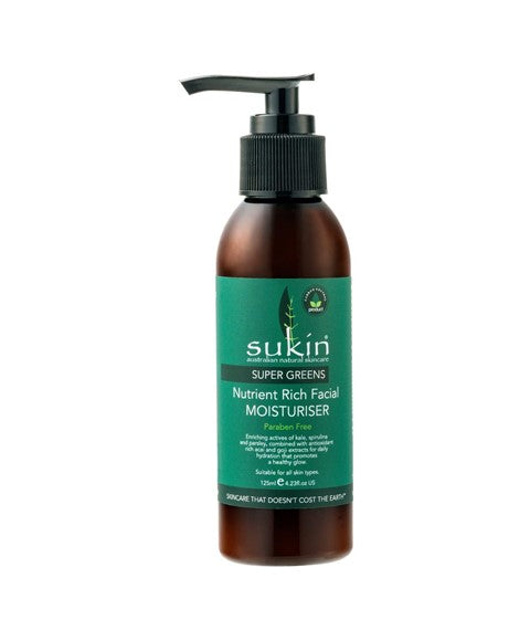 AUSTRALIAN NATURAL SKINCARE SUPER GREENS NUTRIENT RICH FACIAL MOISTURISER 125 ml Skin Moisturizing Asetena Pa